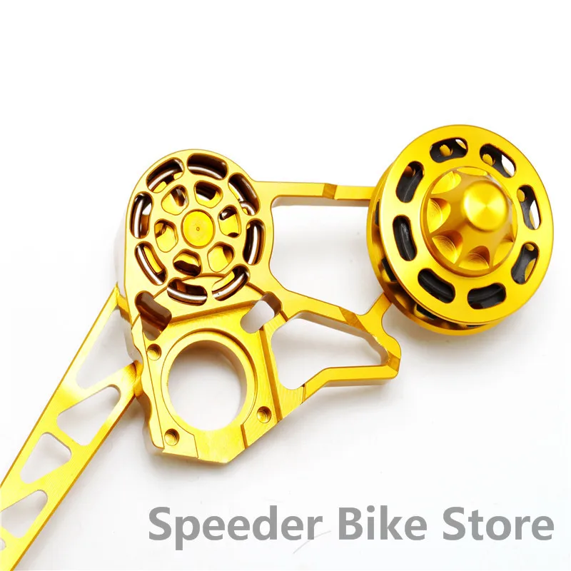 Aceoffix 4 вида цветов для велосипеда brompton натяжитель Алюминий CNC из алюминиевого