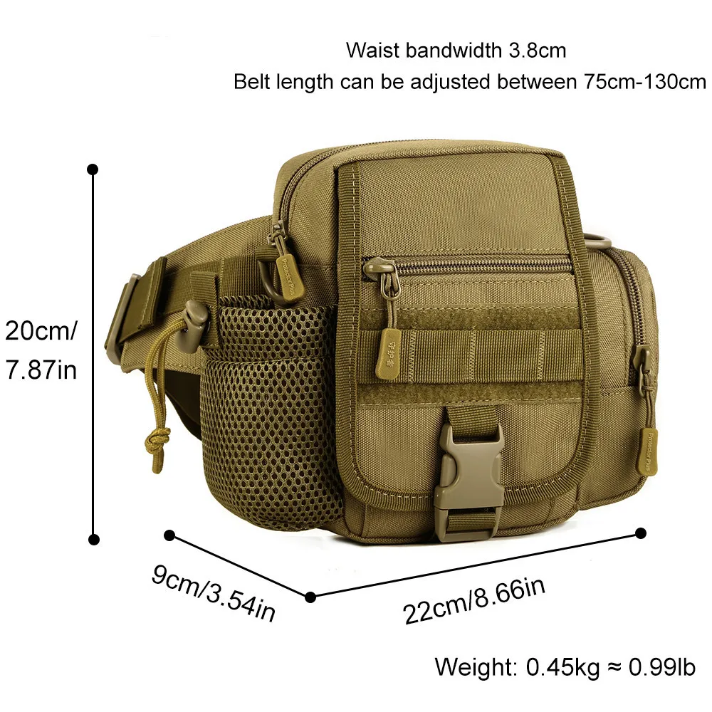 Уличная Военная тактическая поясная Сумка Многофункциональная