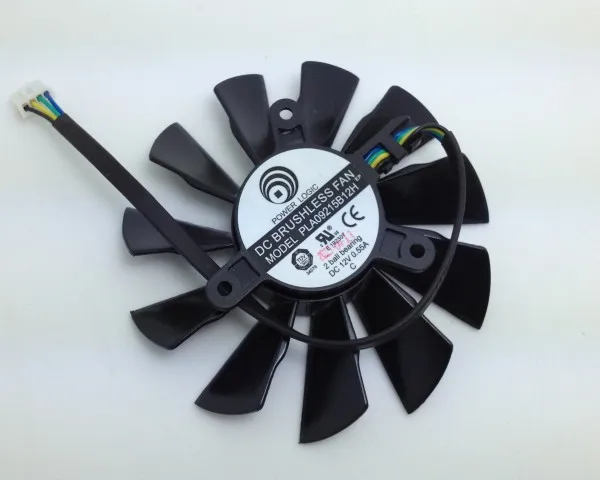 Новый оригинальный охлаждающий вентилятор для видеокарты MSI N650 GTX650 R6850 пластина