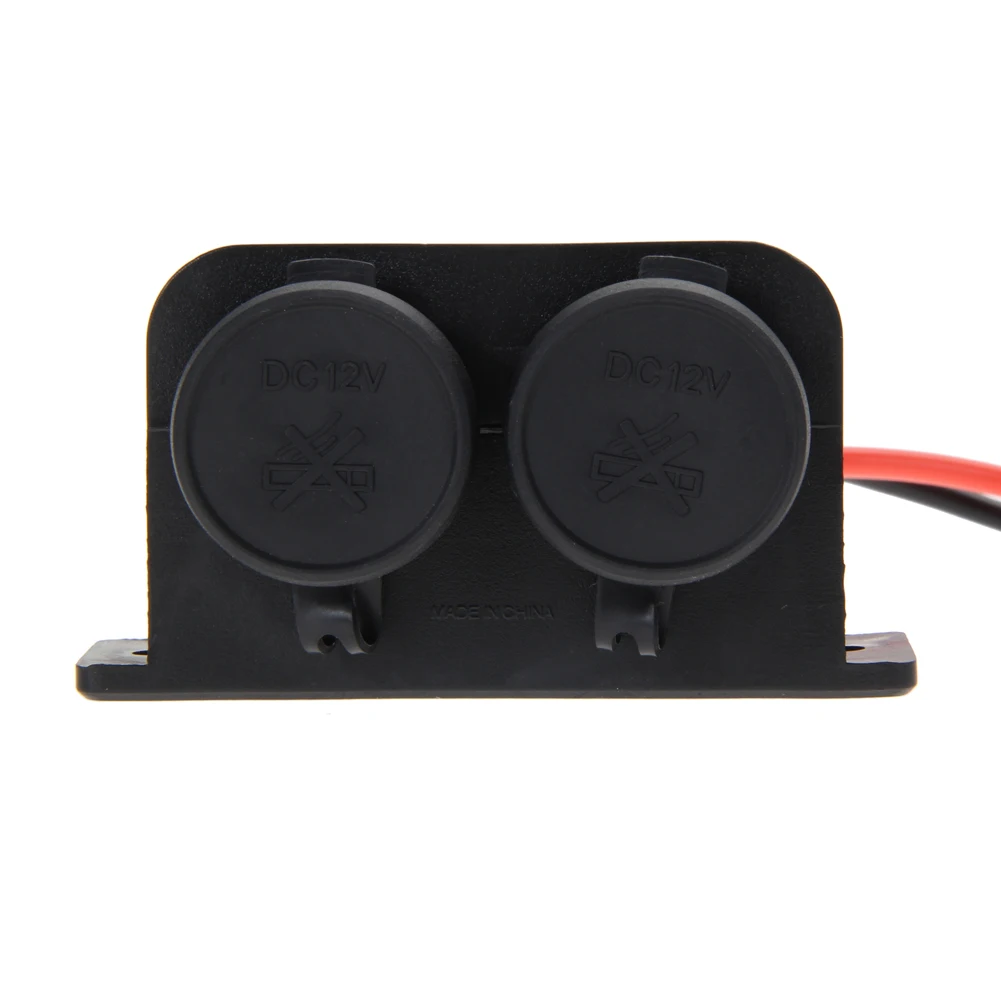 Пластиковый разъем питания постоянного тока 12 В мотоциклетный автомобильный