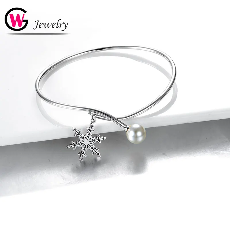 

GW Brand Adjustable Authentic Jewelry 925 Solid Silver Charm Bracelet Smooth Snakefake Silver Bracelet Bangle Female Wristband