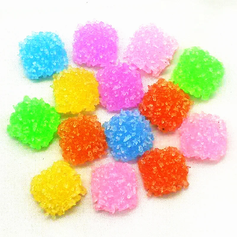 10 шт 16 мм смешанные формы сердца моделирование Gummy конфеты мяч | Смола кукольный