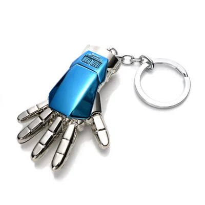 8 стилей классический фильм ЖЕЛЕЗНЫЙ ЧЕЛОВЕК ладонь в форме руки брелок сплав