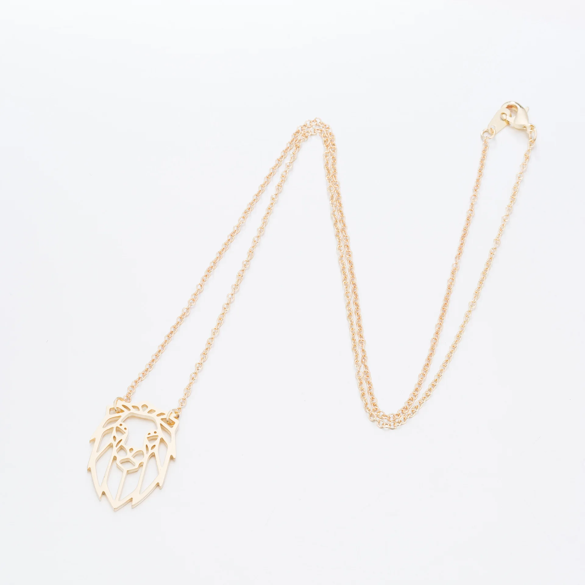 

Daisies Vintage Lion Necklace Origami Lion Necklaces Pendants Animal Choker Statement Chocker