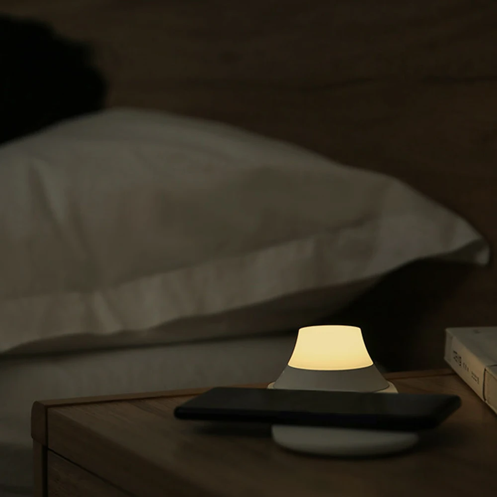 Yeelight Wireless Charger LED Night Light Magnetic Attraction Fast Charging For iPhones Samsung Huawei phones | Электроника
