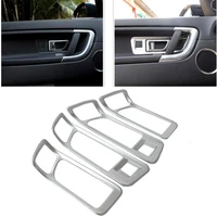 abs matte inner side door handle bowl cover trim for land rover discovery sport 2015 2017 interior accessories car styling 4pcs