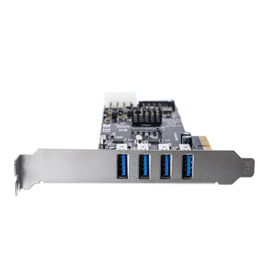 ORICO 4 порта USB 3 0 PCI-e Расширительная высокоскоростная карта 5 Гбит/с 4/15 pin PCI Express HDD