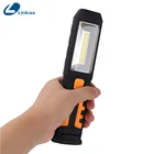 Портативный магнитный COB Светодиодный фонарь, Аккумуляторный рабочий светильник, 3 режима, с подвесным крючком, уличный фонарь для кемпинга