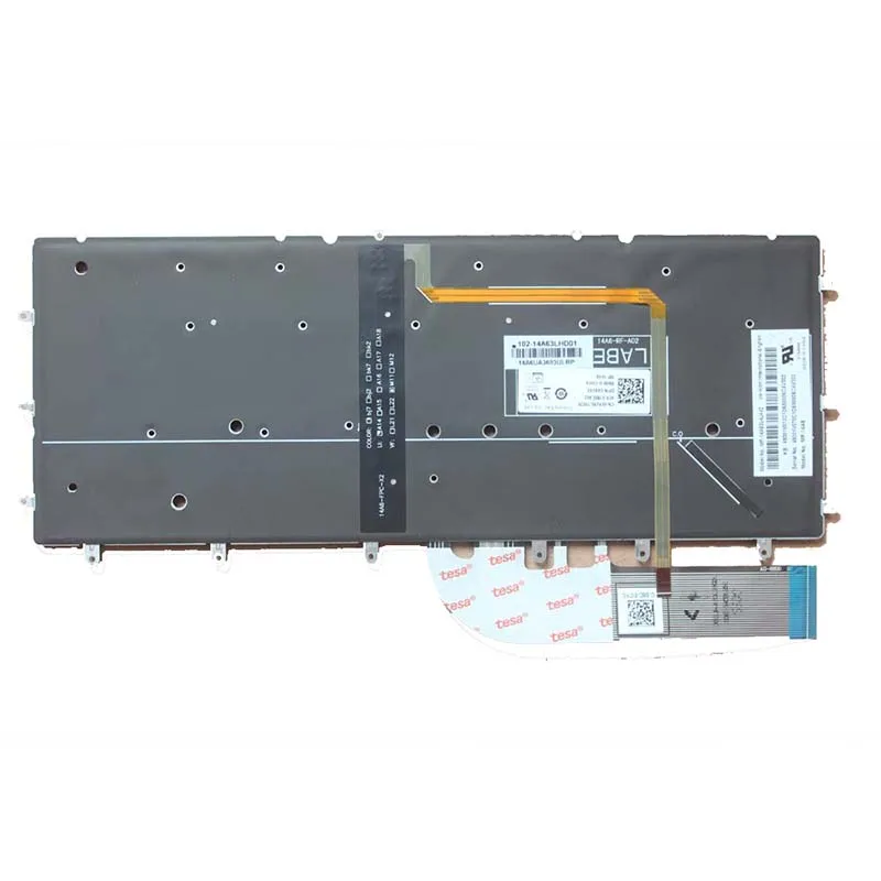 Клавиатура для ноутбука Dell P57G P57G001 P41F P41F001 17-3000 0DKDXH NSK LS0BW черный с подсветкой -