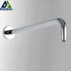 Душевая головка с креплением на стену, латунная хромированная насадка для душа 30 см, бесплатная доставка