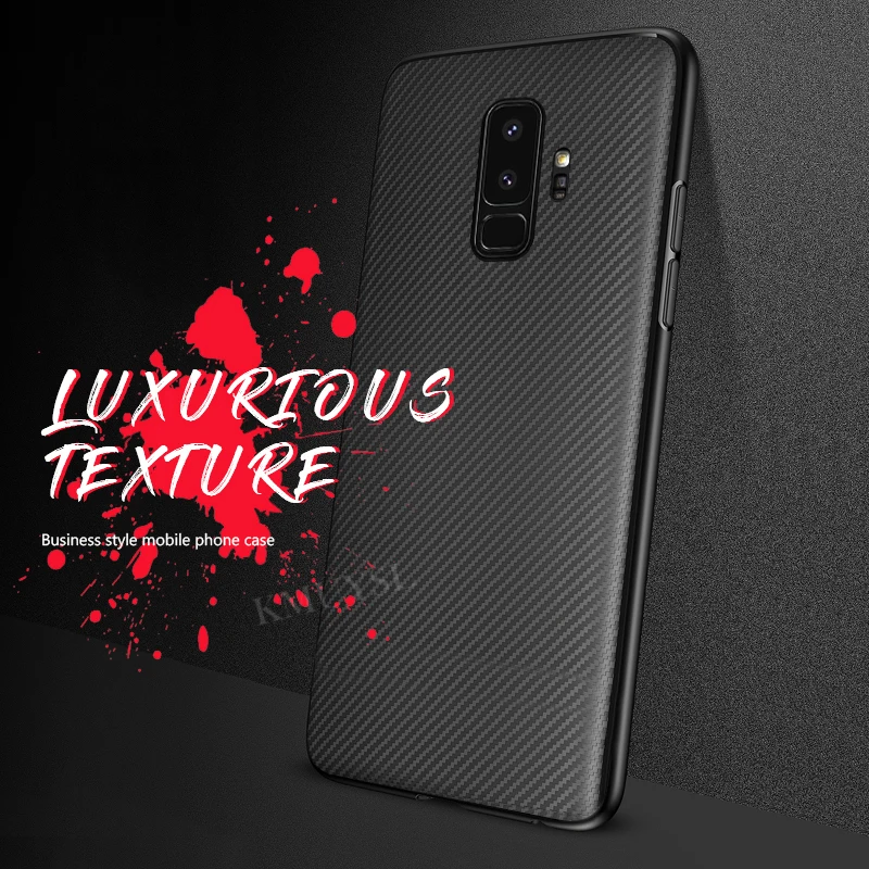 Углеродного волокна чехол для телефона Samsung Galaxy A7 A9 A6 A8 J8 J6 J4 A3 A5 Note 9 S10e S8 S9 плюс S7 край мягкий чехол Coque