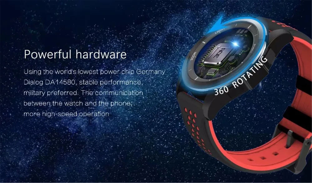 F3 smart Спорт вращающийся браслет высота давление воздуха световой