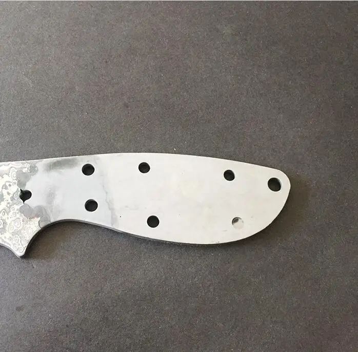 Freewolf 3 55 дюймов DIY VG10 Дамаск Сталь лезвие Drop Point Knifes' лезвия пластичный монтаж