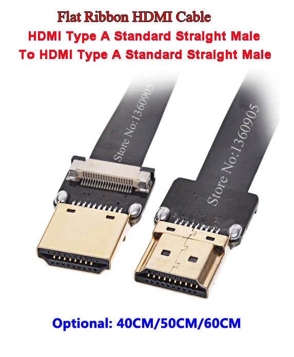 

40 см/50 см/60 см Антенна FPV PTZ HDMI гибкий плоский кабель FFC кабель FPV HDMI кабель Стандартный Мужской и мужской прямой