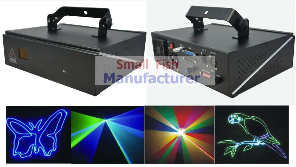 2x горячая распродажа 1W лазерсветильник свет RGB Полноцветный анимационный луч