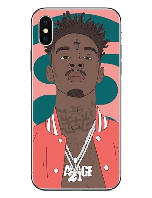 21 дикий хип хоп рэпер певец Issa Жесткий ПК чехол для телефона iPhone X 10 SE 5 5S 6 6S Plus 7 XS Max