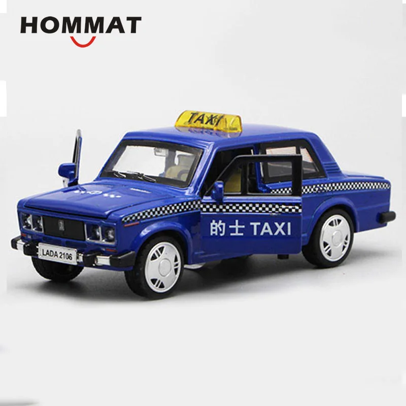 HOMMAT моделирования 1:32 Россия LADA 2106 такси сплав игрушечные машинки модель