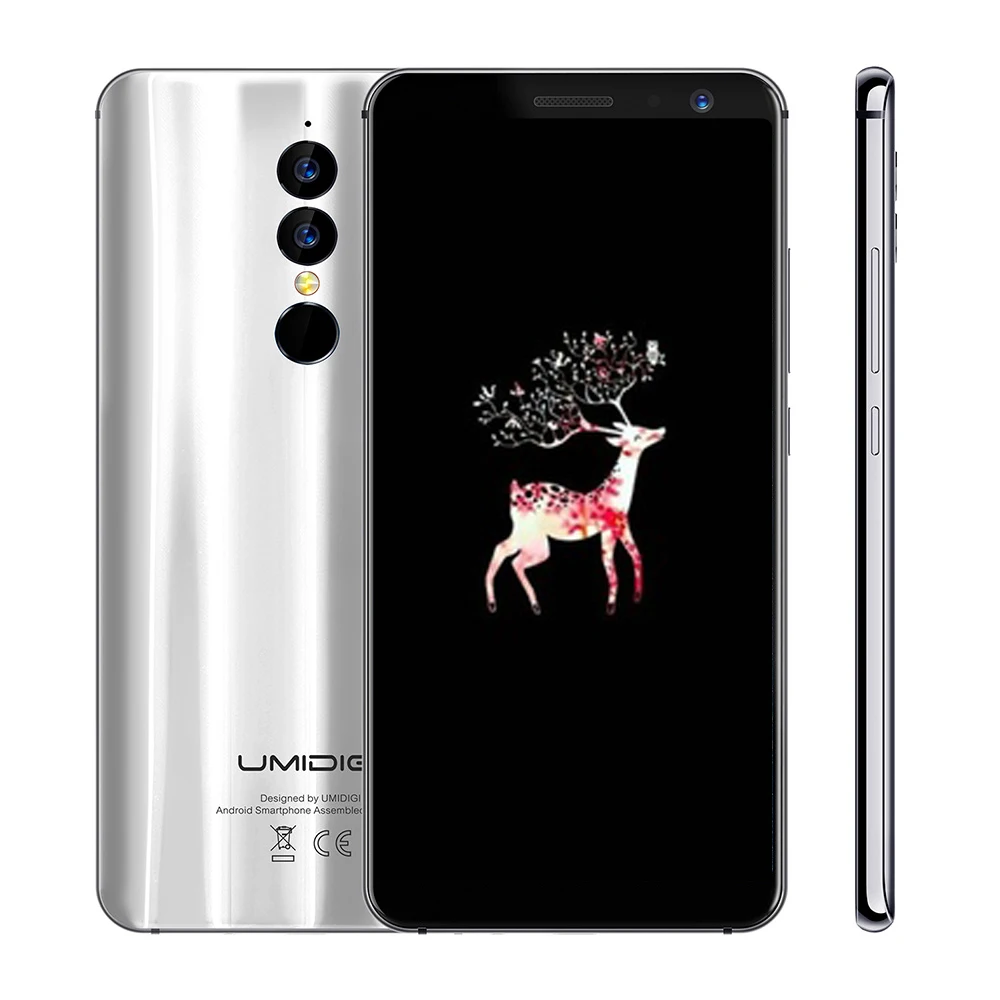 New UMIDIGI A1 Pro 4G Cellphone 18:9 Full Screen Android 8.1 Face ID Dual LTE MTK6739 Quad Core 3GB+16GB Rear Cams Phone | Мобильные