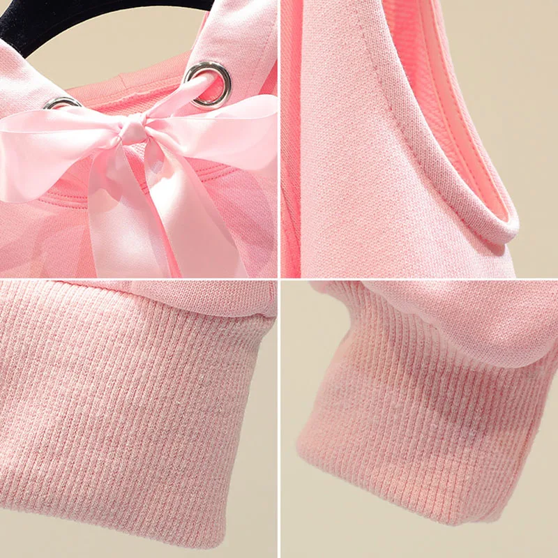 Розовая Толстовка милая маленькая сексуальная с открытыми плечами уличные