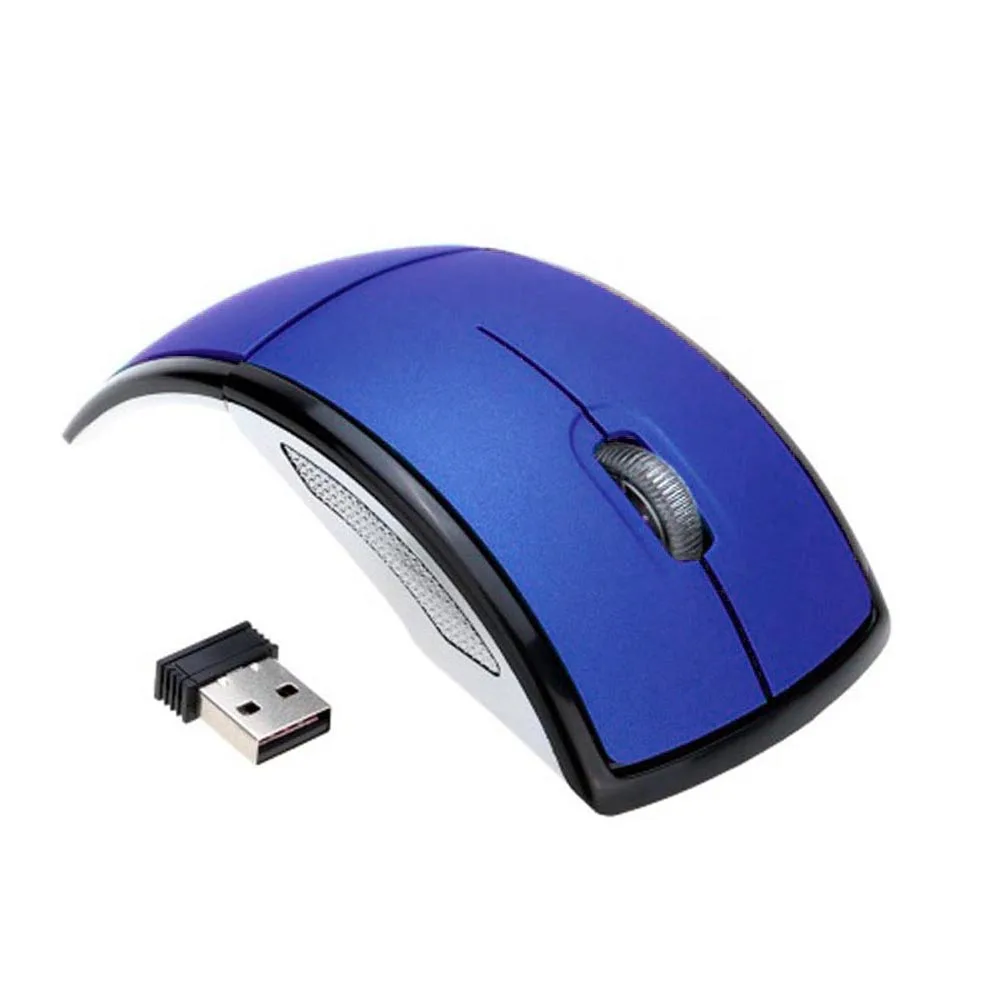 Игровая мышь USB Беспроводная 2 4 GHz Arc складная для ноутбука планшета ПК компьютера