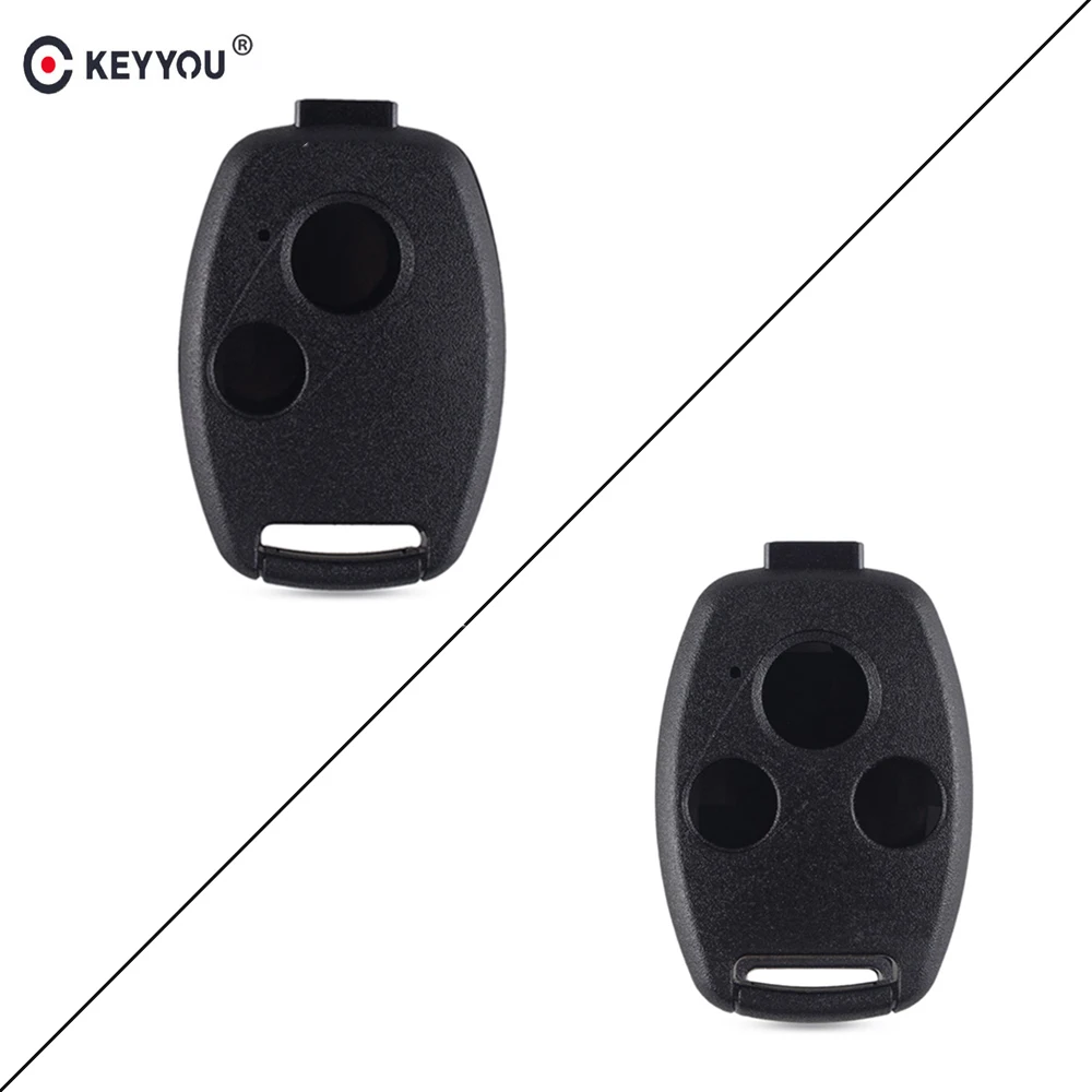 KEYYOU 20x2/3 кнопки дистанционного ключа автомобиля оболочки чехол для Honda Civic Accord CRV