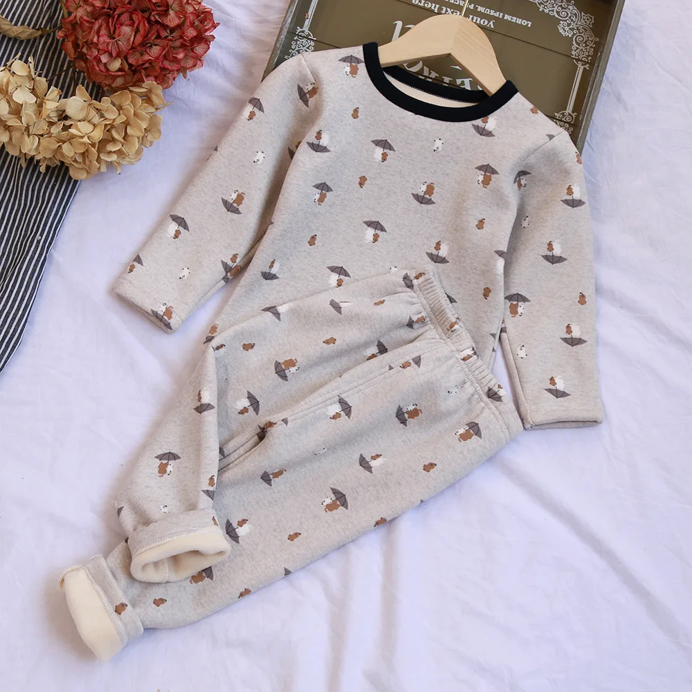 Новые детские пижамные комплекты Детские повседневные пижамы с героями