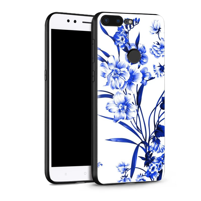 Fundas OnePlus 5T Case 5 case Cover Black Frame 3D Cartoon Painted Soft TPU Back One Plus phone bag |