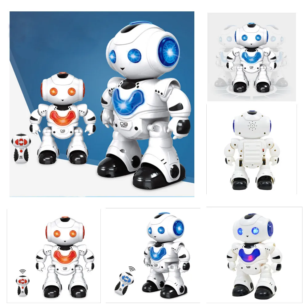 Робот игрушка интеллектуальная фигурка RC робот электронная игрушка робот танцор музыкальная ходьба танцы Музыкальный Электрический робот D301212