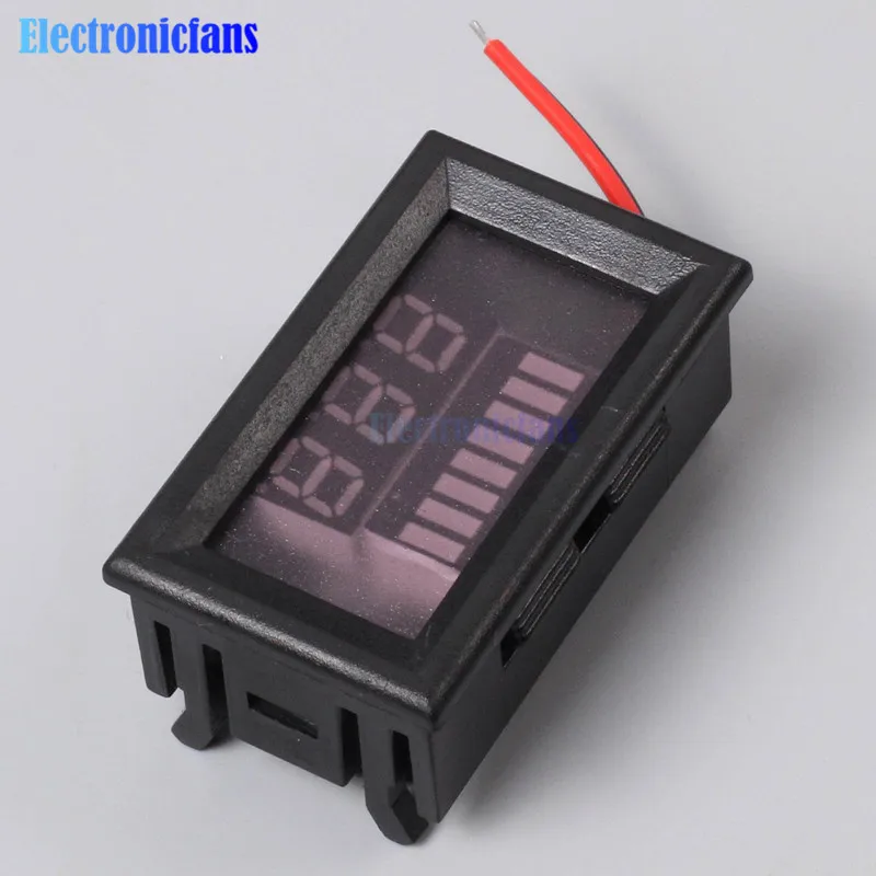 Индикатор заряда свинцово кислотных аккумуляторов 12 В светодиодный (синий)