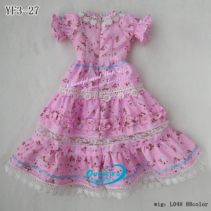Одежда для кукол BJD SD длинная юбка 1/3 платье с цветочным рисунком кружевное
