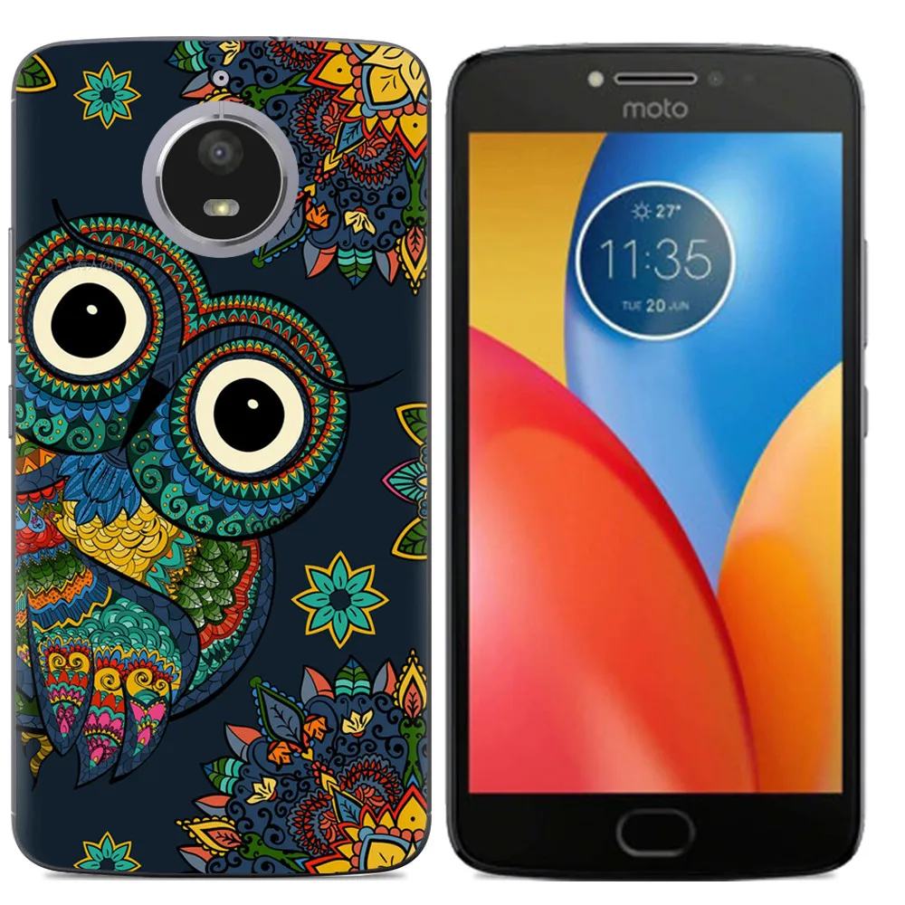 Чехол для телефона Motorola Moto E4 E5 G6 Z3 Plus Play 5 дюймов милый мультяшный модный дизайн