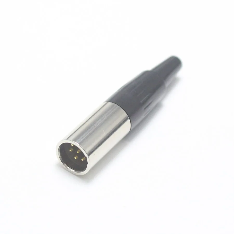 EClyxun 1 шт. Mini XLR 3 4 5 6 Pin штекер маленький Аудио Микрофон Разъем для MIC пайки