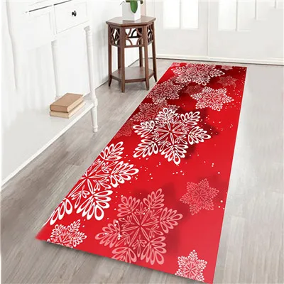 Multicolor 10 Коралловый бархатный дверной коврик, коврик для комнаты, противоскользящий, нескользящий, с Рождеством, добро пожаловать, коврики для дома, ковры 40x120 см - Цвет: Multicolor 10