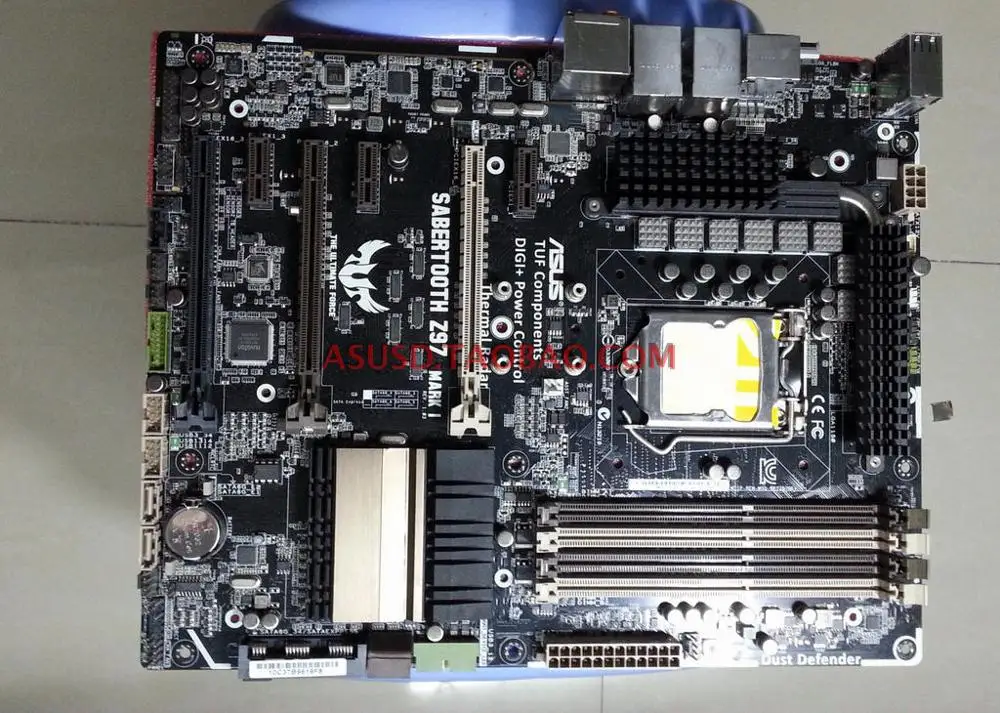 Asus SABERTOOTH Z97 MARK 1 Материнская плата для настольного компьютера LGA 1150 DDR3 32 Гб HDMI ATX