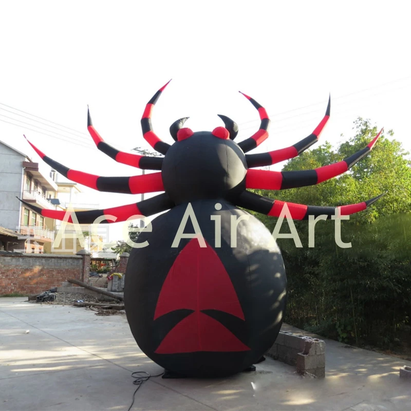 

Halloween standing giant spider inflatable by inflatable factory