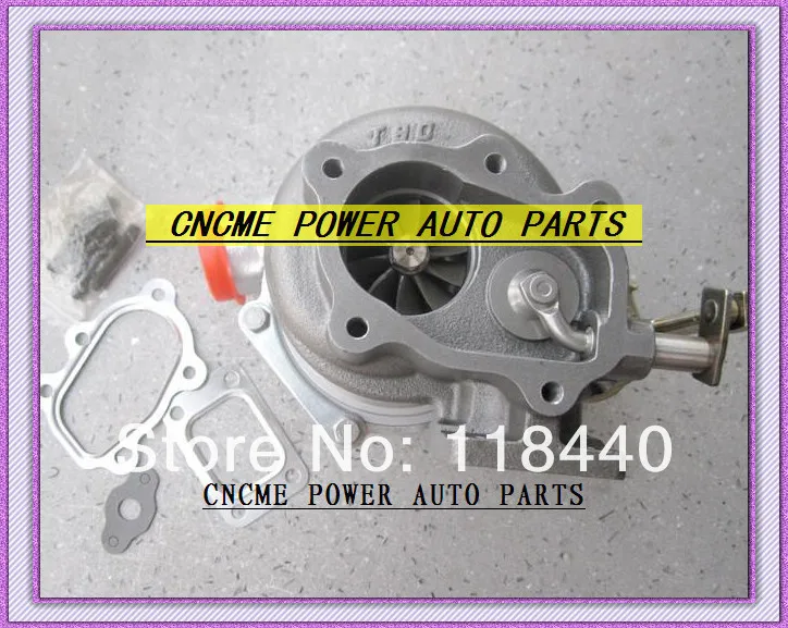 Турбокомпрессор GT28 GT2870 T25 с фланцем. 60 A/R COMP .64 для NISSAN 180SX S13 CA18DE водяным
