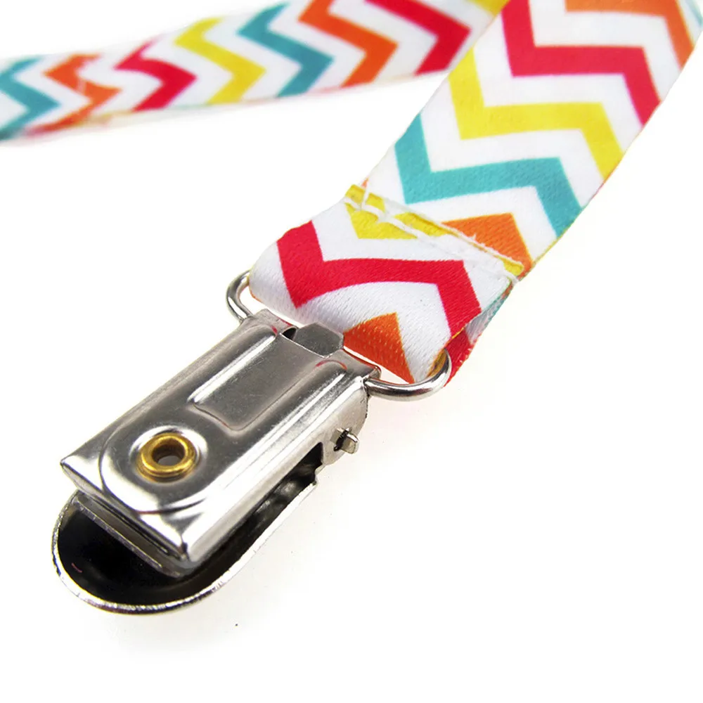

4 Pcs Baby Pacifier Clip Chain Ribbon Holder Pacifier Soother Clips Leash Belt Nipple Holder For Infant HOOLER