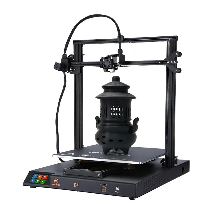 Простое управление MINGDA D4 3d широкоформатный принтер diy с функцией автоматического