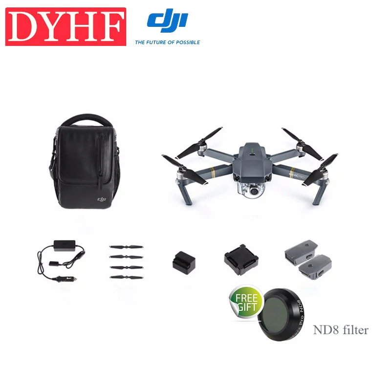DJI Mavic Pro combo platinum 4K HD камера Квадрокоптеры мультикоптеры самолет sUAV gps FPV фотопленка