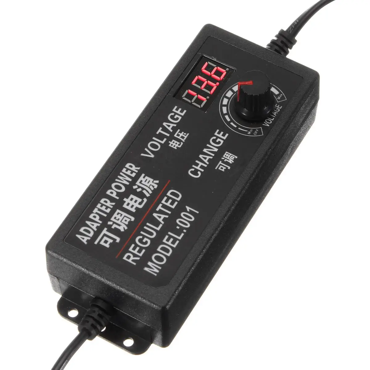 9 24V 3A 72W контроль скорости Вольт AC/DC регулируемый адаптер питания дисплей экран US