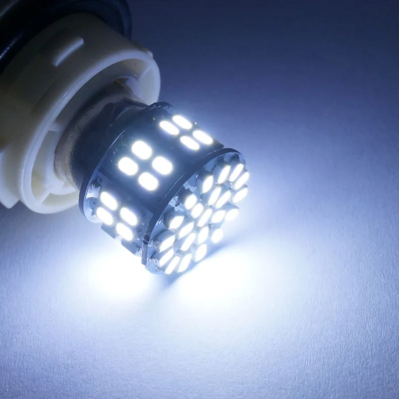 2X Автомобильные светодиодные лампы s25 p21W ba15s 1156 bay15d 1157 50 led smd 1206 50smd 1206SMD белого