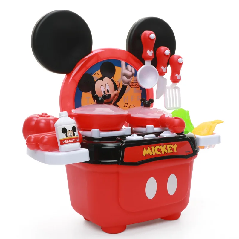 Disney притворяться играть Микки Минни кухонные игрушки дети мальчики и девочки