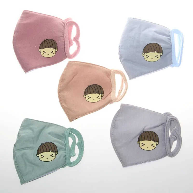 10 шт. Женская хлопковая маска для девочек устойчивая к бактериям