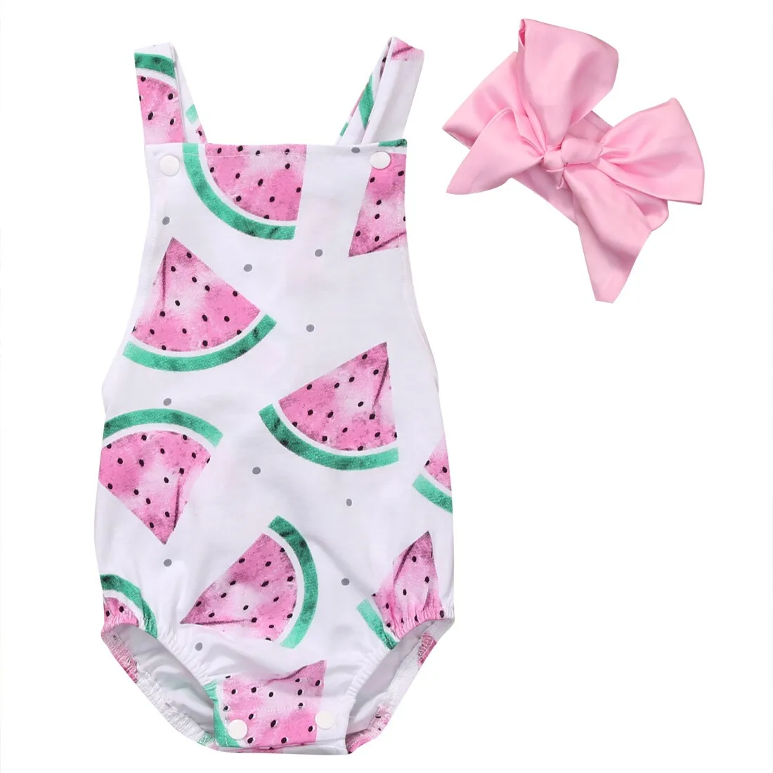 Комбинезон без рукавов с открытой спиной и повязка на голову|romper clothes|newborn baby girl