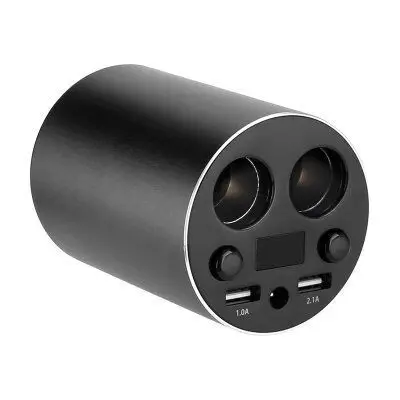 Автомобильное зарядное устройство быстрая зарядка 2 1 usb хаб держатель для чашки