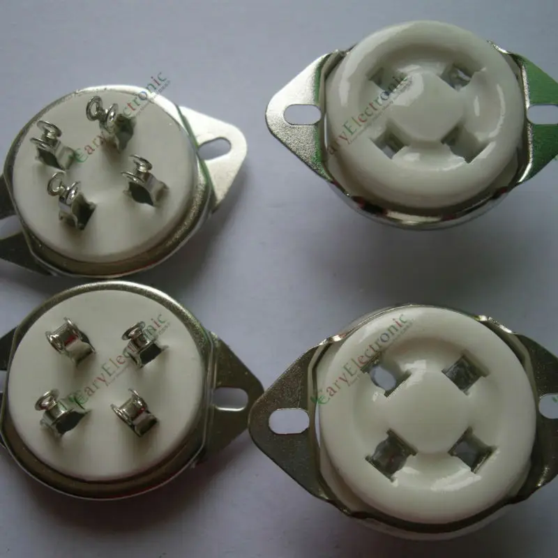 Опт и розница 4 шт Новые PIN керамические вакуумные трубки розетка Верхнее