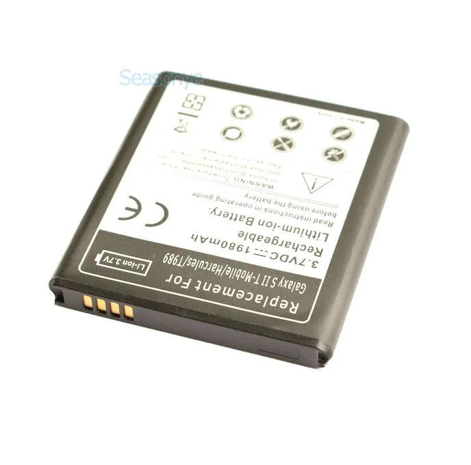 Seasonye 10 шт./лот 1980 мАч EB-L1D7IBA / U EB585157VK A Сменный аккумулятор для Samsung Galaxy SII S II S2 2 T989 i515