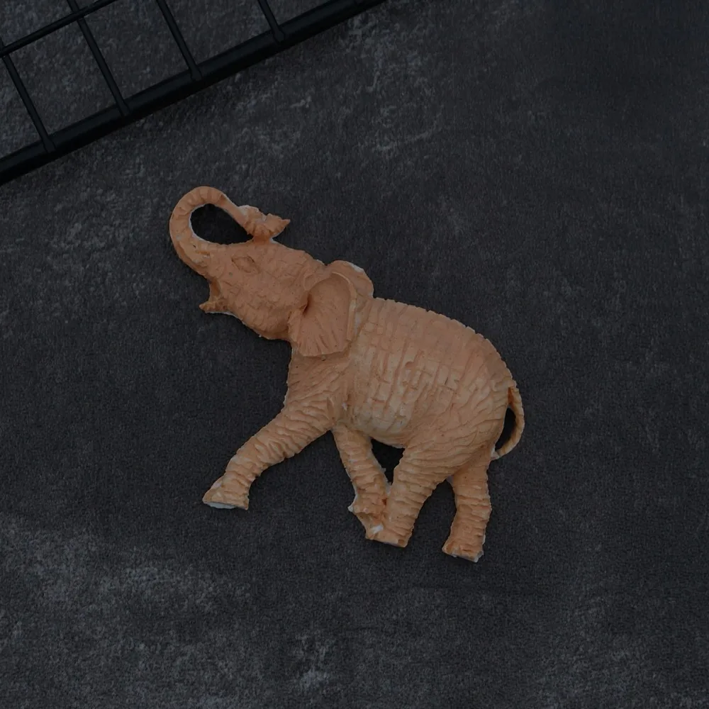 Мультяшные 3D Животные Слон силиконовая форма для поделок искусственное