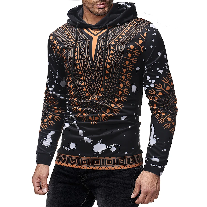 Африканская Толстовка с принтом Дашики спортивный костюм для мужчин и женщин 3D