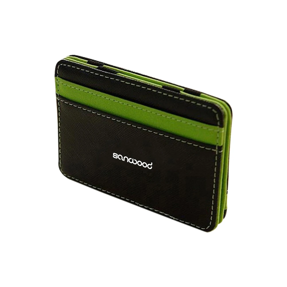 Новинка Лидер продаж модный мужской тонкий бумажник из искусственной кожи с